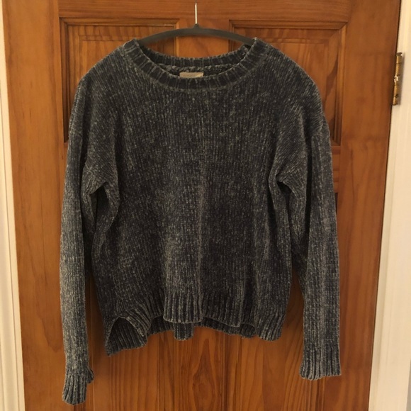 Velvet Light Blue Sweater - Picture 3 of 4